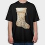 Christmas Stocking Ornament, Tricou Oversize Barbati (Unisex)