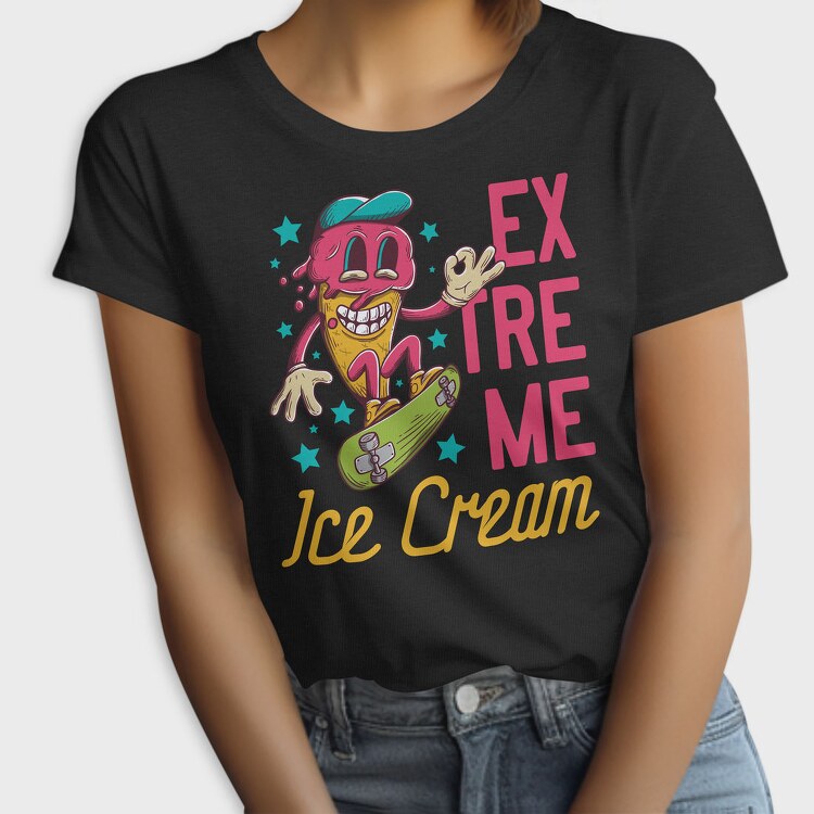 Ice Cream Skate Ok, Tricou Femei