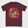 Firefighter Skull, Tricou Barbati (Unisex)