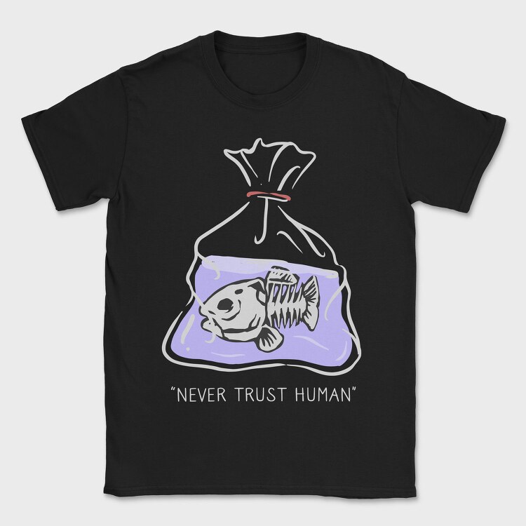 Fish Bag Trust, Tricou Barbati (Unisex)