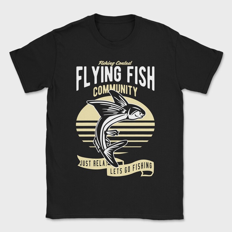 Fishing Contest Fish, Tricou Barbati (Unisex)