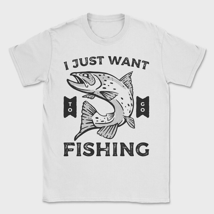 Fishing Escapade, Tricou Barbati (Unisex)