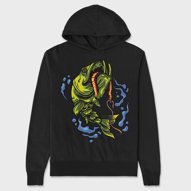 Fishy Splash, Hanorac Oversize Barbati (Unisex)