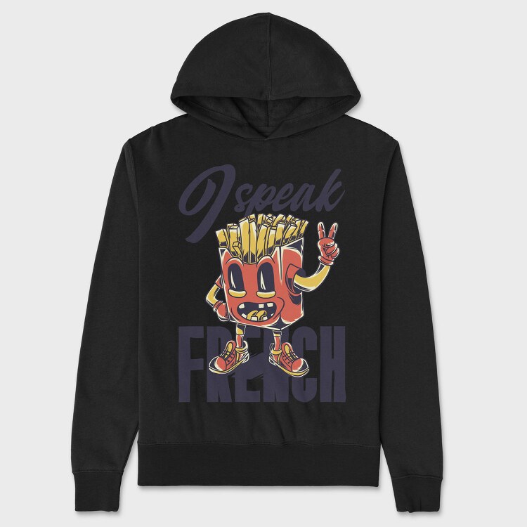 French Fries Peace, Hanorac Oversize Barbati (Unisex)