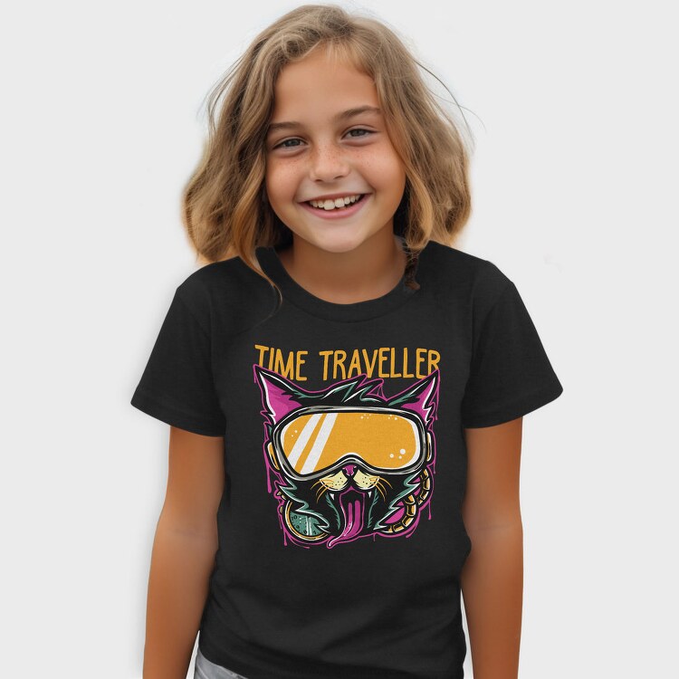 Time Traveler Cat, Tricou Copii