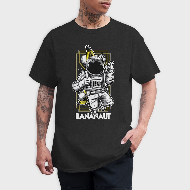 Space Banana Peace, Tricou Barbati (Unisex)