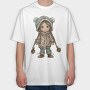 Christmas Snowflakes, Tricou Oversize Barbati (Unisex)
