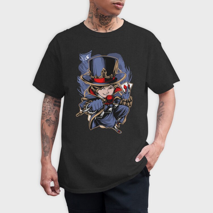 Top Hat Joker, Tricou Barbati (Unisex)