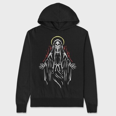 Grim Reaper Halo, Hanorac Oversize Barbati (Unisex)