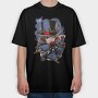 Top Hat Joker, Tricou Oversize Barbati (Unisex)