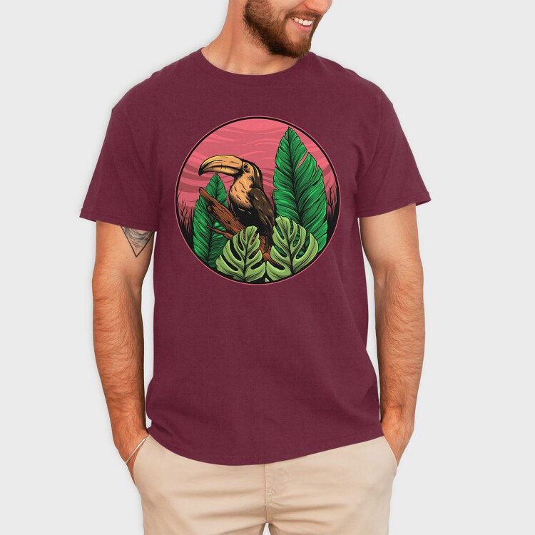 Toucan Jungle, Tricou Barbati (Unisex)