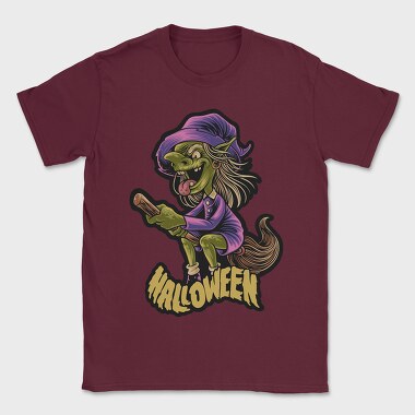 Halloween Witch Broom, Tricou Barbati (Unisex)