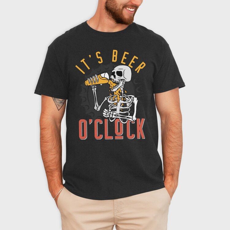 Its Beer Oclock, Tricou Barbati (Unisex)