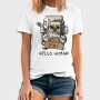 Dog Astronaut Hello, Tricou Barbati (Unisex)