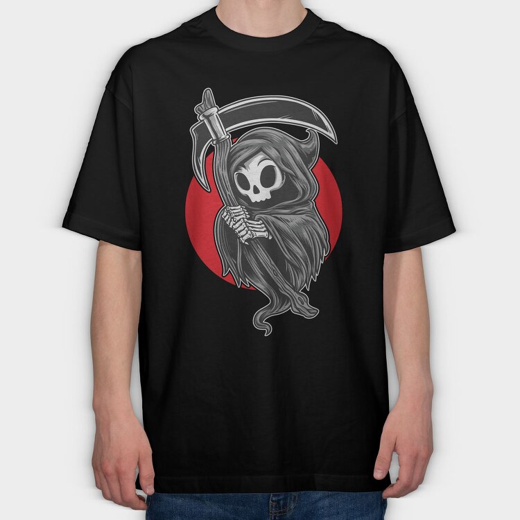Grim Reapers Scythe, Tricou Oversize Barbati (Unisex)