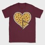 Heart Pizza Slice, Tricou Barbati (Unisex)