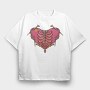 Heartbreak Ribs, Tricou Oversize Barbati (Unisex)