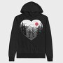 Hiking Heart Adventure, Hanorac Oversize Barbati (Unisex)