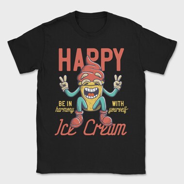 Ice Cream Peace, Tricou Barbati (Unisex)
