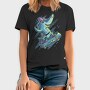 Skate Shark Neon, Tricou Barbati (Unisex)