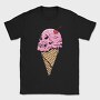 Icecream Skull Cherry, Tricou Barbati (Unisex)