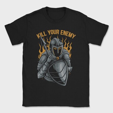 Knight Of Flames, Tricou Barbati (Unisex)