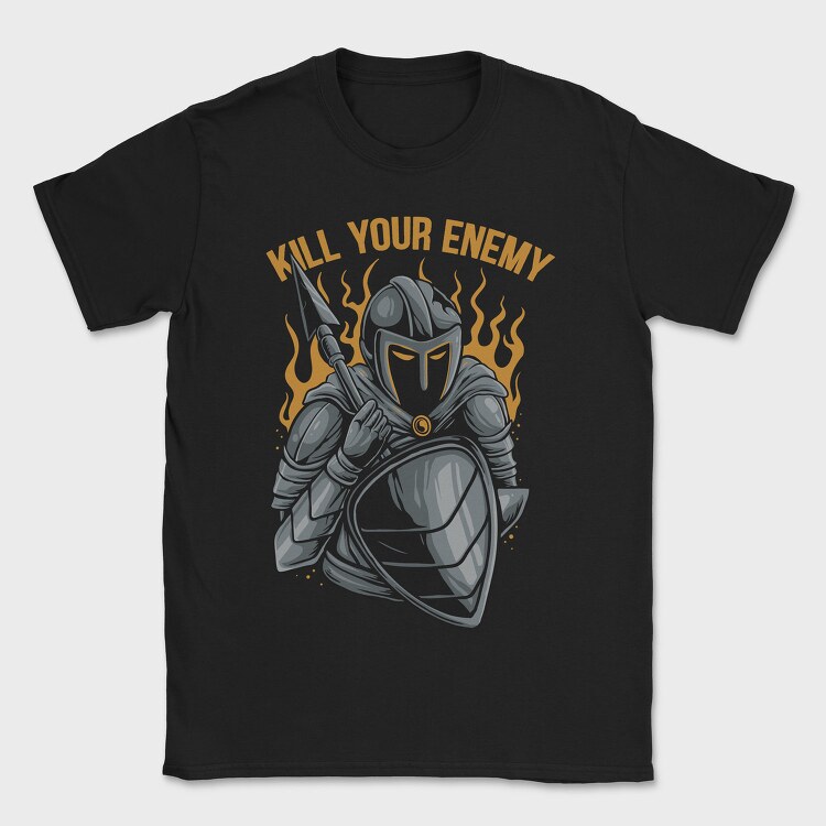 Knight Of Flames, Tricou Barbati (Unisex)