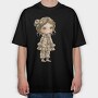 Christmas Tale Pink, Tricou Oversize Barbati (Unisex)