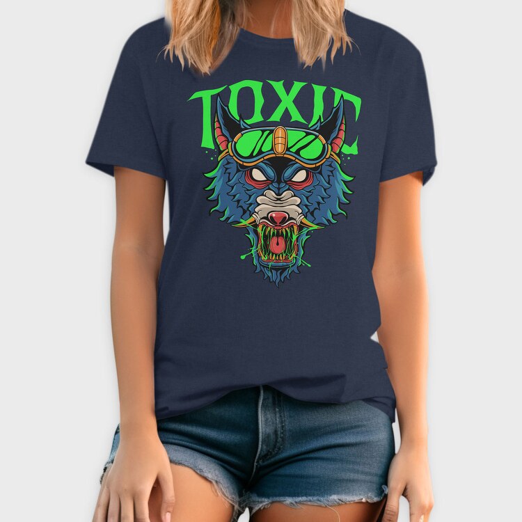 Toxic Wolf Howl, Tricou Barbati (Unisex)