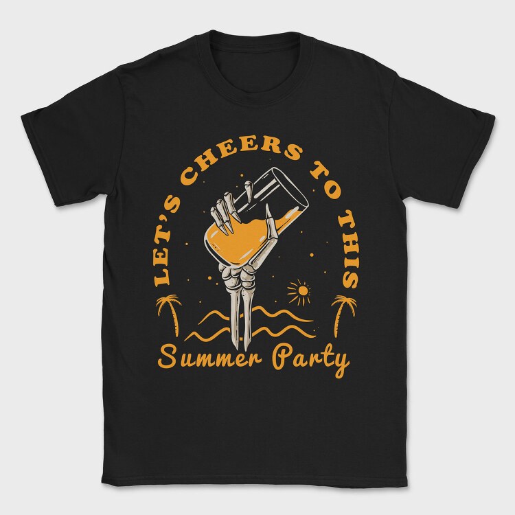 Lets Cheers Summer, Tricou Barbati (Unisex)