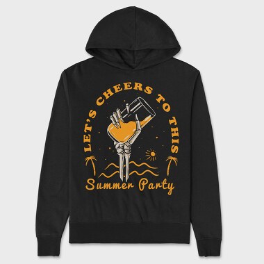 Lets Cheers Summer, Hanorac Oversize Barbati (Unisex)