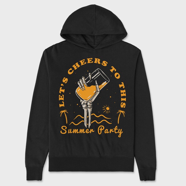 Lets Cheers Summer, Hanorac Oversize Barbati (Unisex)