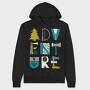 Lighthouse Adventure Map, Hanorac Oversize Barbati (Unisex)