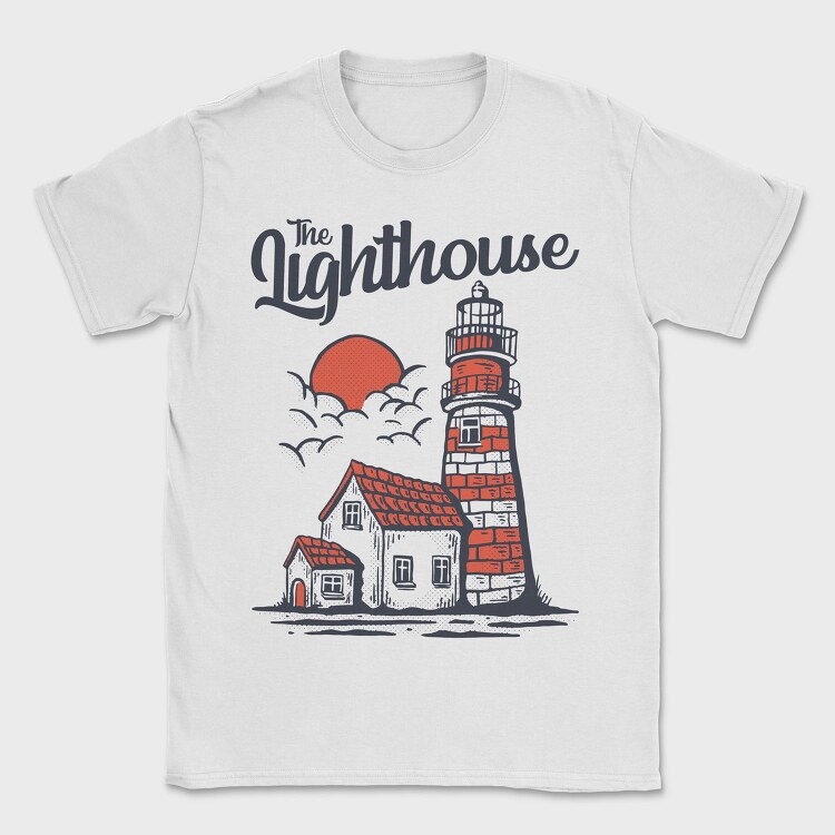 Lighthouse House, Tricou Barbati (Unisex)