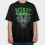 Toxic Wolf Howl, Tricou Oversize Barbati (Unisex)