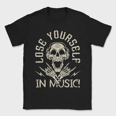 Lose Yourself In Music, Tricou Barbati (Unisex)