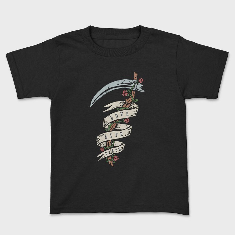 Love Life Death Roses, Tricou Copii