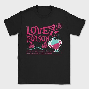 Love Poison Potion, Tricou Barbati (Unisex)