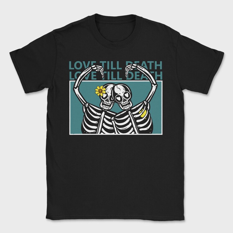 Love Till Death, Tricou Barbati (Unisex)