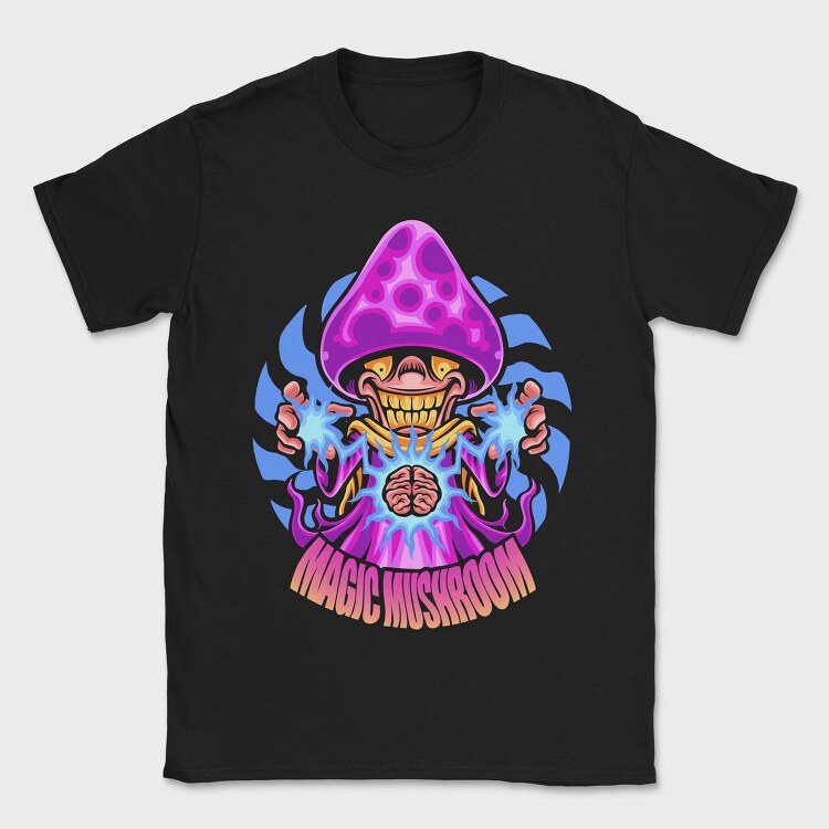 Magic Mushroom Brain Blast, Tricou Barbati (Unisex)