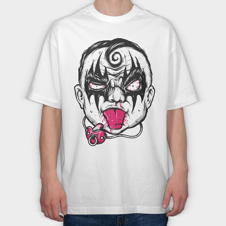 Jokers Tongue, Tricou Oversize Barbati (Unisex)