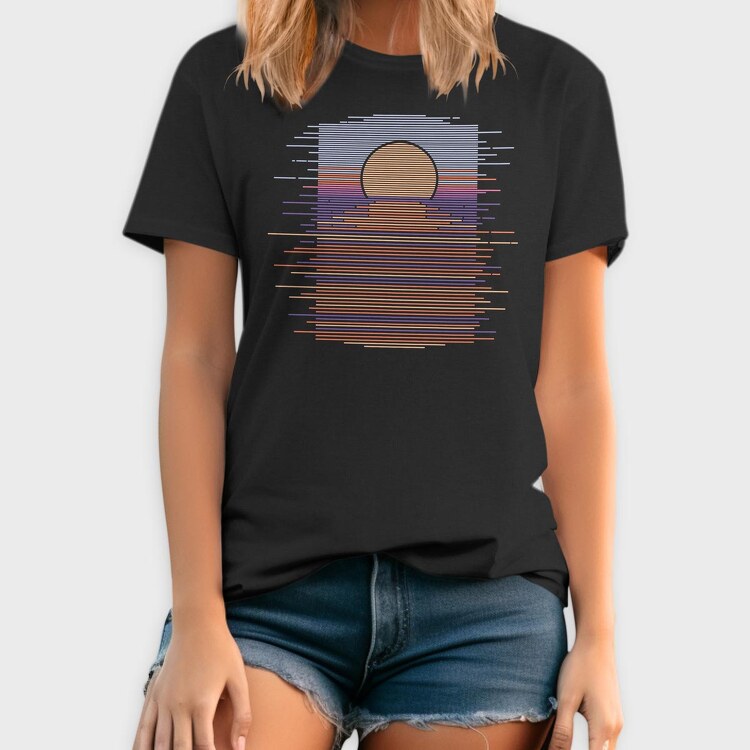 Landscape Sunset Tshirt, Tricou Barbati (Unisex)