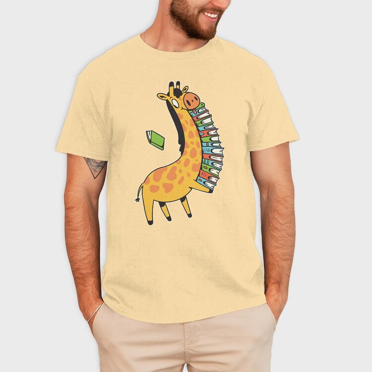 Giraffe Books, Tricou Barbati (Unisex)
