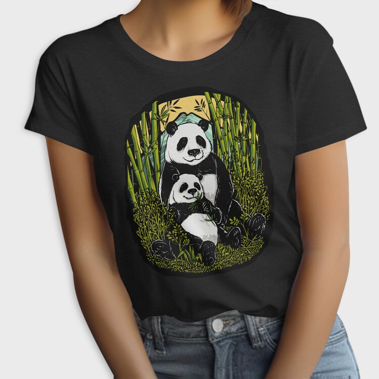 Panda Bamboo Paradise, Tricou Femei