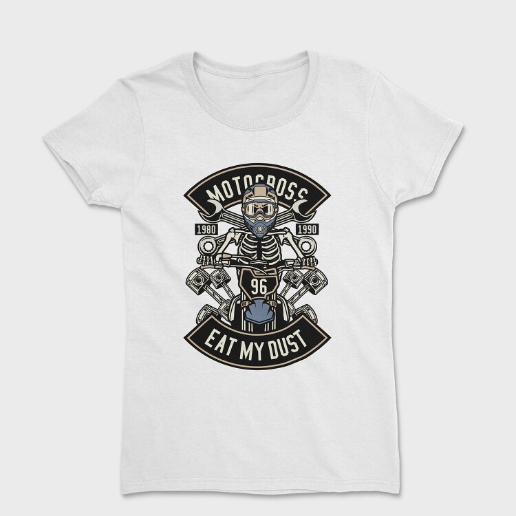 Motocross Skeleton Racer, Tricou Femei