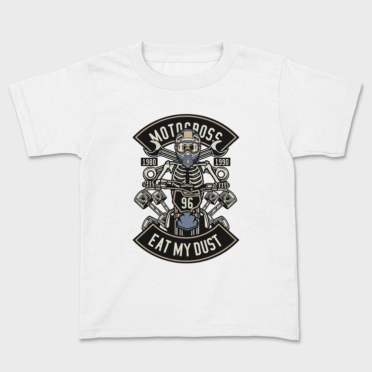 Motocross Skeleton Racer, Tricou Copii