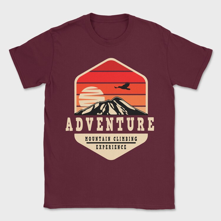 Mountain Adventure Climb, Tricou Barbati (Unisex)