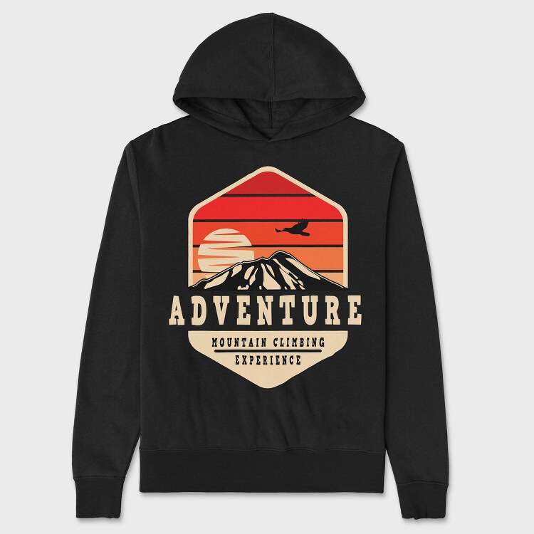 Mountain Adventure Climb, Hanorac Oversize Barbati (Unisex)