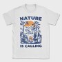 Nature Campfire Call, Tricou Barbati (Unisex)