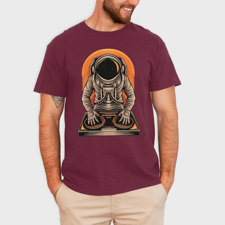 Space Dj, Tricou Barbati (Unisex)